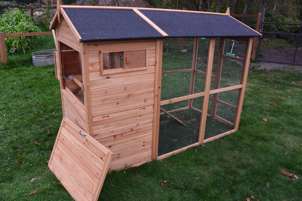 NEW FarmHouse Coop. In-Stock Barn Red and Light Brown Stain Available!