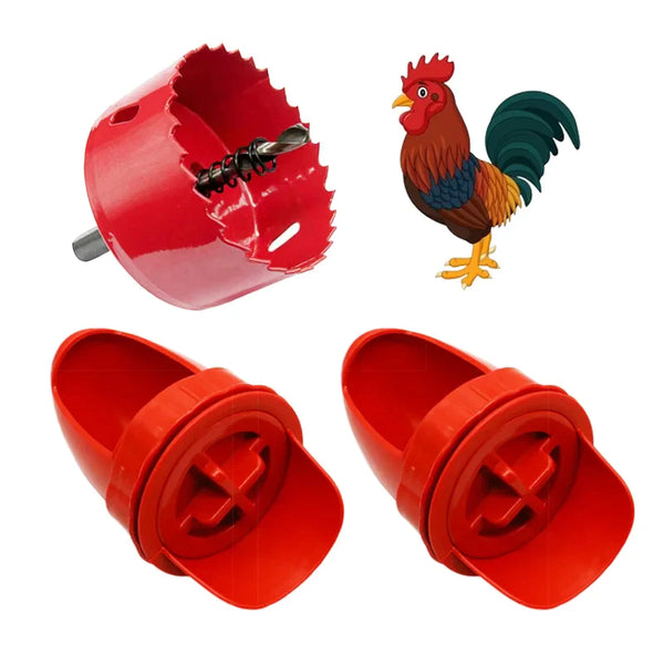 Rain Proof No Waste Ducks Feeders